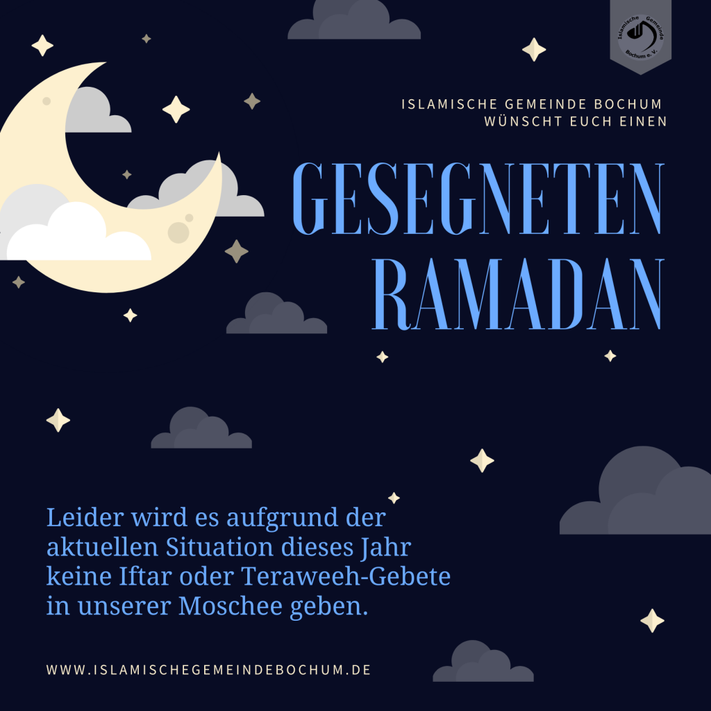 Beginn von Ramadan Islamische Gemeinde Bochum